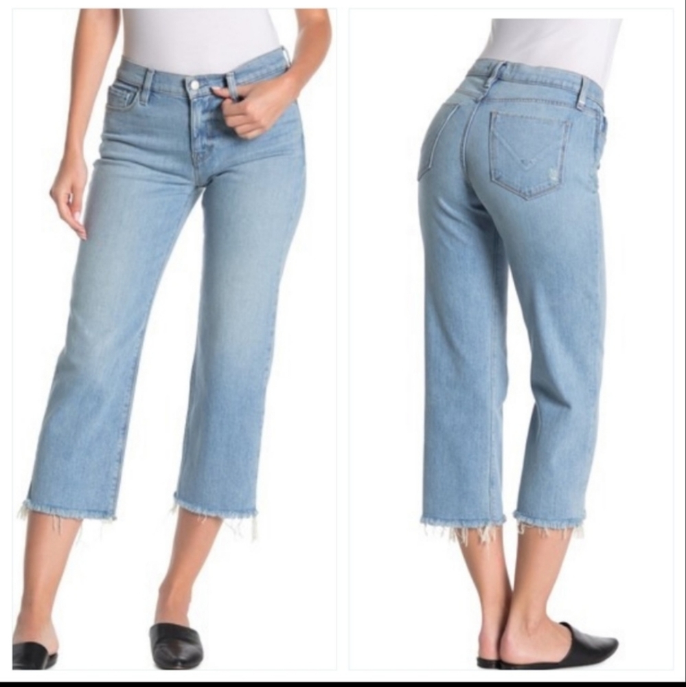 HP⚡NWT Hudson Jeans | Stella Midrise Crop Straight - Picture 2 of 15